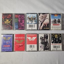 Aerosmith Cassettes Lot Of 10-Why Listen To The Same Old Song And Dance Tested