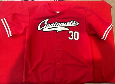 Ken Griffey Jr. Vintage Sports Attack Cincinnati Reds #30 Jersey MLB Baseball