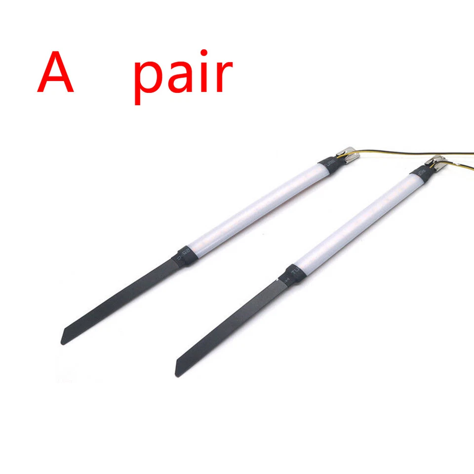 1 par de luces indicadoras de señal de giro para horquilla de motociclismo LED SMD Foto 3 de 4