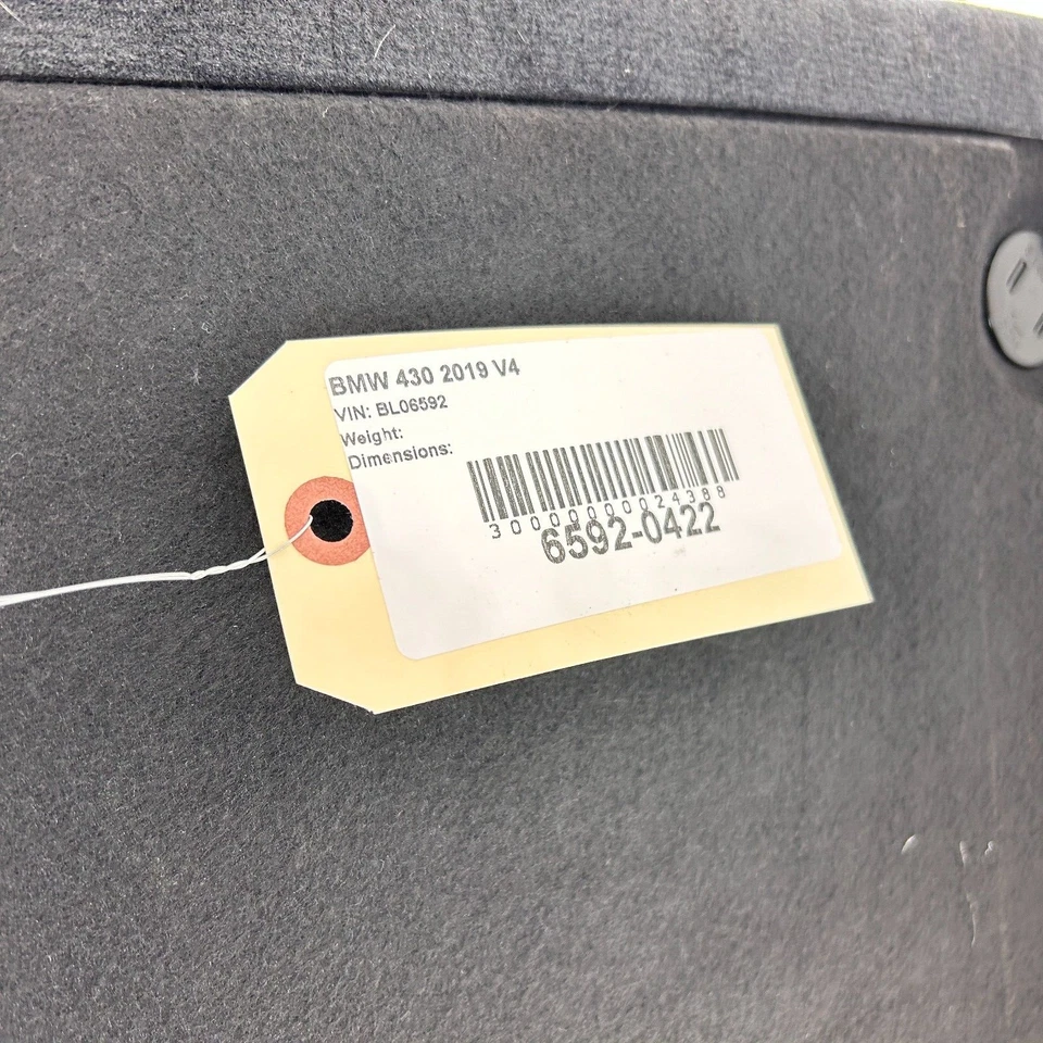 BMW 430xi Gran Coupé F36 2017-2020 maletero trasero cubierta de piso alfombra panel OEM Foto 4 de 4