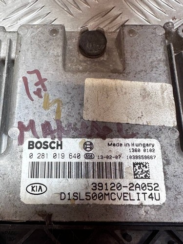 KIA SPORTAGE ENGINE CONTROL UNIT ECU 1.7 CRDI DIESEL 39120-2A052 MK3 2010 - 2015 - Picture 5 of 5