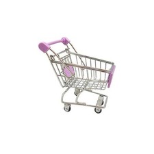 Miniature Shopping Cart Size 4.75 x 3.5 x 5 Collectable Decor Toy