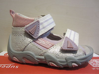 Superfit LL Sandal Silver/Purple Leather New!