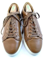 Allen Edmonds "COURTSIDE" Low-Top Leather Dress Sneakers 8.5 D Walnut  (882)
