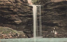 Postcard AR Little Rock Cedar Falls Waterfall Cedar People Trail Hiking Cascade