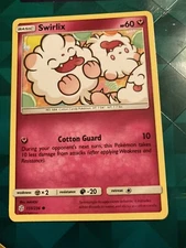 Pokémon TCG Swirlix Sun & Moon - Cosmic Eclipse 153/236 Regular Common-NM