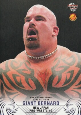 Giant Bernard 2008-09 BBM New Japan Pro Wrestling #27 | eBay