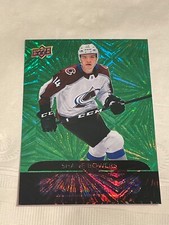 2020-21 Upper Deck Series 2 Hockey Green Dazzlers Rookie Shane Bowers #DZ-62