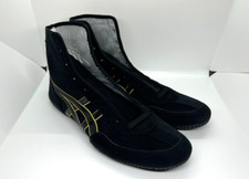 asics Boxing Wrestling Shoes Black Gold US11.5 28.5cm 1083A001 EX-EO TWR900