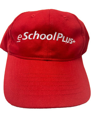 eSchoolPlus Web App Students School Information Hat Cap Stapback Red R5D