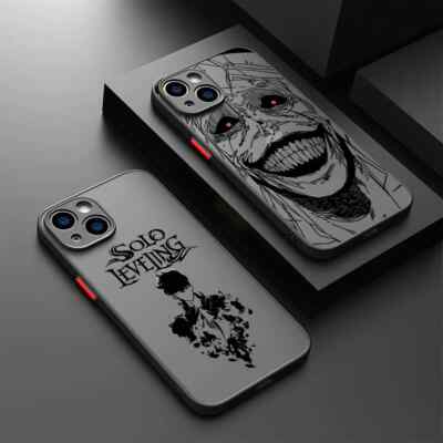 Solo Leveling Anime Phone Case For iPhone 7,8,X,XR,XS,11,12,13,14,15, 16  Pro Max UK