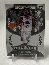 Tyrese Maxey 2020-21 Panini Chronicles Rookies & Stars Crusade RC 76ers #526