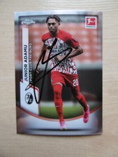Junior Adamu autograph signed TC Topps Chrome "SC Freiburg"