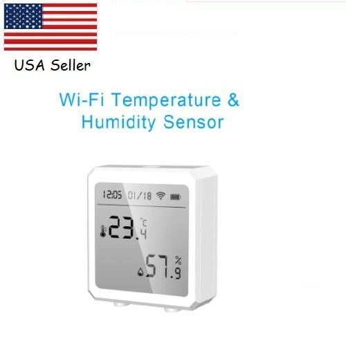 Tuya WIFI Temperature detector And Humidity Sensor Indoor Hygrometer Thermometer - Picture 2 of 4