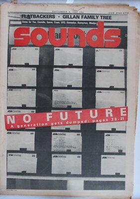 UK Sounds Magazine  6. Sep. 1980 Gillan (Family Tree!) Cosmetics Flatbackers