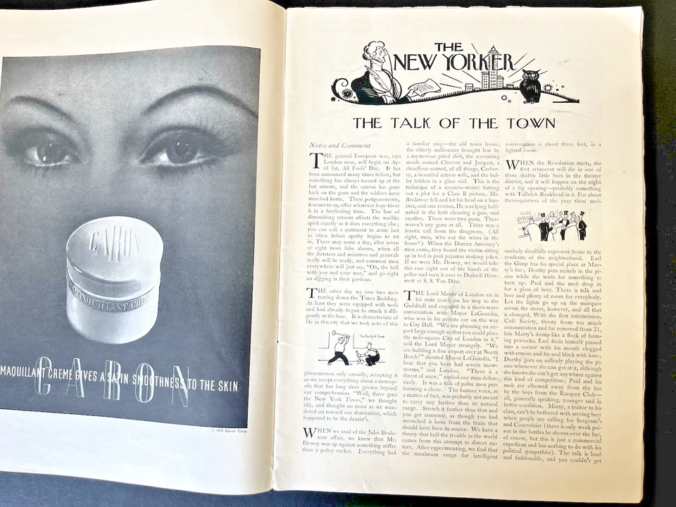 New Yorker Complete Magazine, Feb. 4 1939 , William Steig cover, James Thurber - Image 3 of 4