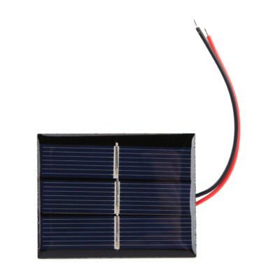 1,5 V Solarpanel mit Draht Mini Solar System DIY für Batterieladegerät (1 Stück)