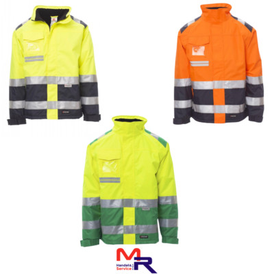 Payper HISPEED Zweifarbige gut sichtbare Herren Warnjacke Warnschutzjacke