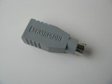 Kensington Male PS/2 to Female USB Adapter Keyboard Mouse Trackball Adapter Plug