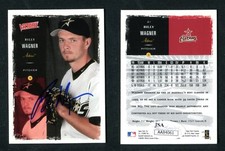 JSA 2000 Upper Deck Victory #21 Billy Wagner Houston Astros Autographed Signed