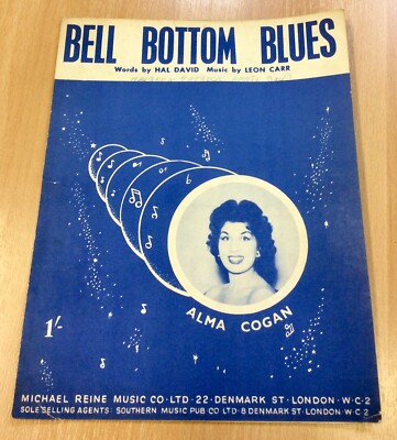 Bell Bottom Blues Vintage Noten - Alma Cogan