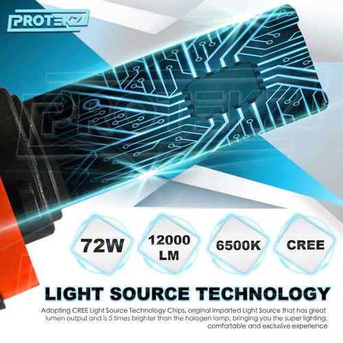 9005 HB3 LED Headlight Kit Bulbs 6K for SATURN L-Series 2000-2005 High Beam - Picture 9 of 12