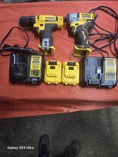 DeWALT DCF801 Impact Driver  DCD710 Drill/Driver  two 2 Ah Batteries  Charger