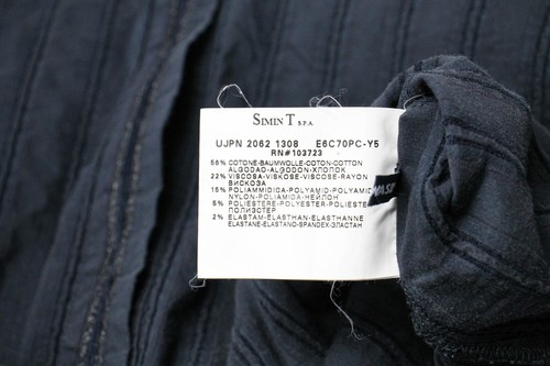 Camicia Armani Jeans Uomo 2XL Stretch Lucida A Righe Con Collo A Punta - Foto 6 di 15