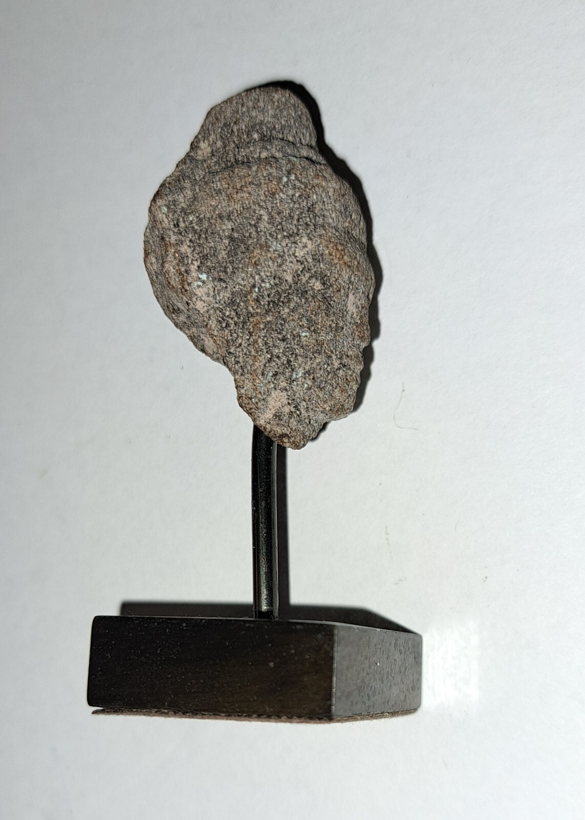 11th/12th C. Angkor Wat Cambodian Stone Sculpture Deity Head