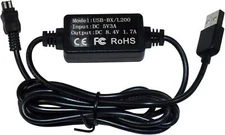 USB Charger Adapter for Sony HandyCam Camcorders, AC-L25 AC-L200 Replacement