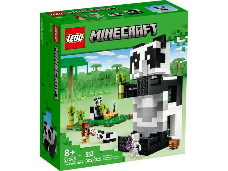 Lego The Panda Haven 21245 Minecraft Minifigure Building Set