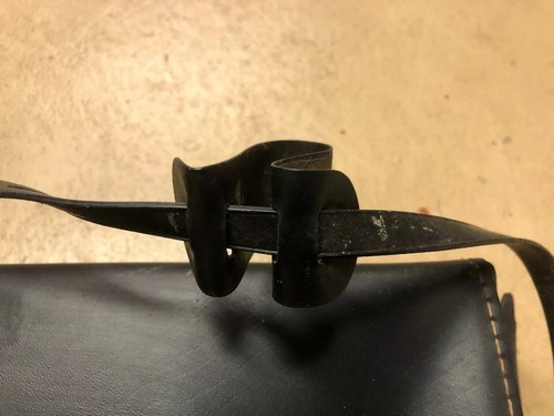 Polaroid Camera Bag Case Vintage Black Faux Leather Rare - Picture 9 of 12