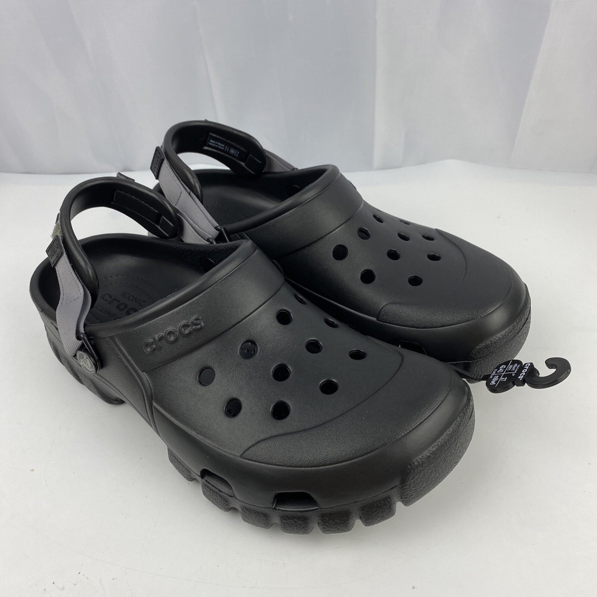 Crocs Off Road Sport Clogs Slides Black Men display picture 1