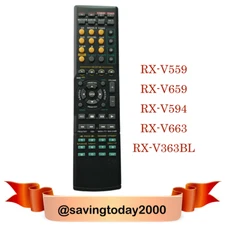 New Remote For YAMAHA AV Receiver RX-V559 RX-V659 RX-V594 RX-V663 RX-V363BL