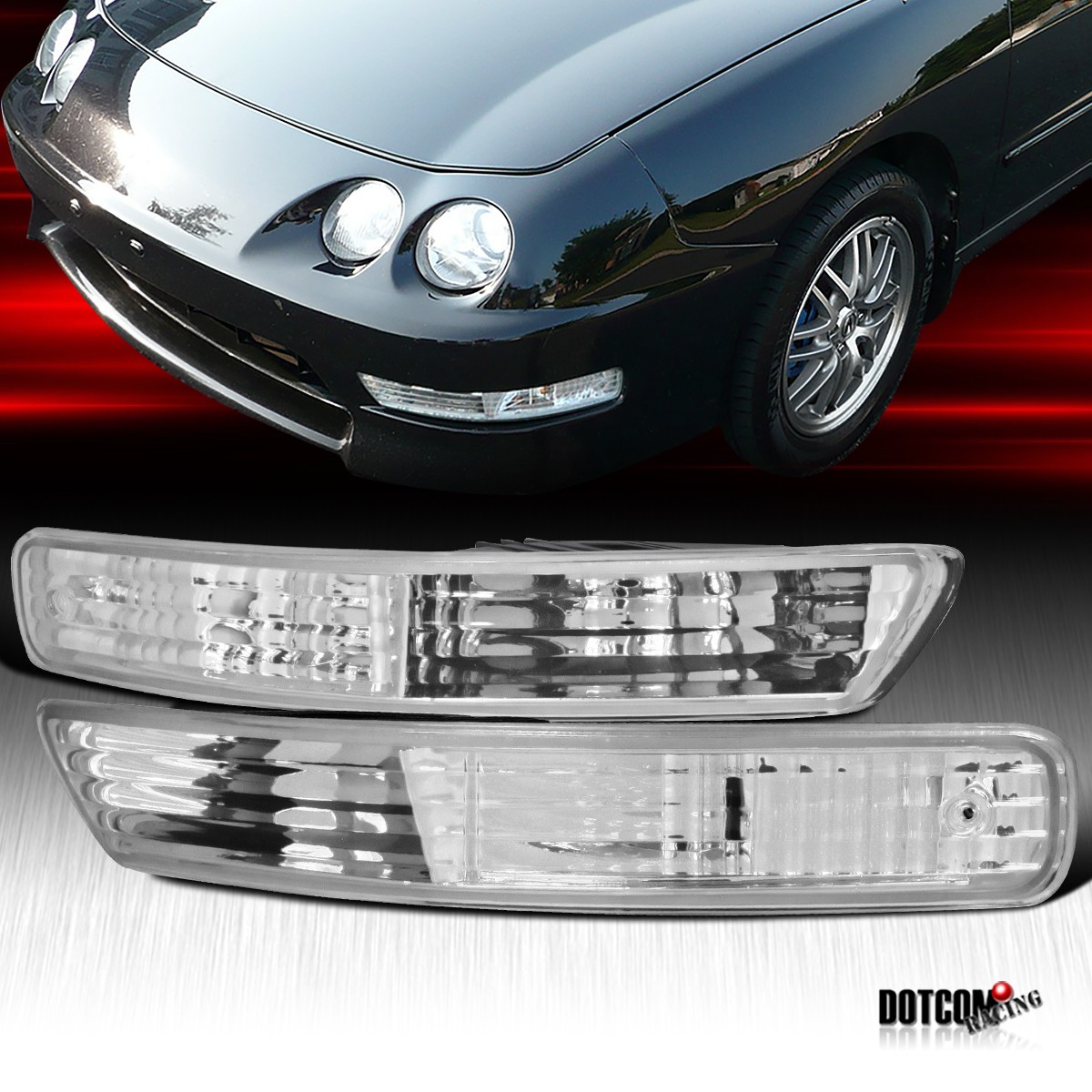 Dual Rectangular Headlight Bezel W/o Visor - Chrome - Foto 9
