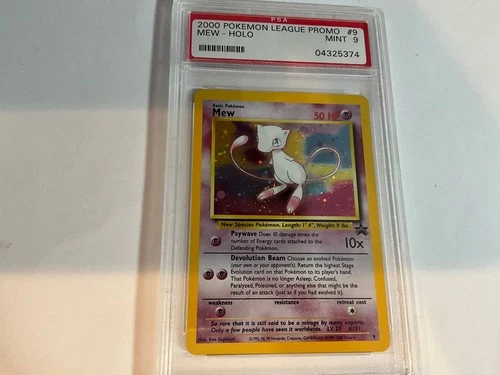 Mew Holo - Pokemon 2000 Wotc Promo #9 MINT psa 9