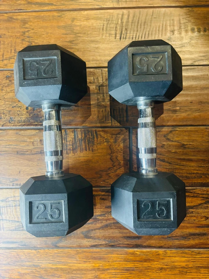 Combo con Mancuerna Peso Mano - Dos pares de 35 lb, 25 lb, 12 lb y 7,5 lb + Estante Foto 3 de 4