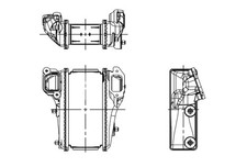 1x NRF 309109 Ladeluftkühler für Honda