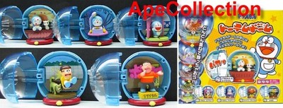 Doraemon Katze Weltraum Set 5 Figure Henkeltasche Dome Kapseln Gashas BANDAI JP
