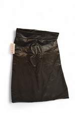 Sweet Women s L Black Faux Leather Mini Skirt Made in USA NWT