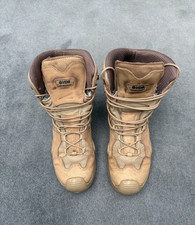 YDS Astor Tactical Military Army Boots &ndash; Coyote Brown &ndash; Size 42 / UK 8 &ndash; Nubuck
