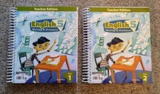 BJU English 5 Teachers Edition Parts 1 & 2