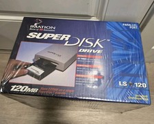 Imation Super Disk 120MB Drive Parallel Port for Windows New Sealed