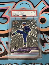 Aidan McDonough Young Guns Outburst PSA 8 2023-24 Upper Deck Series 1 (DJL3)