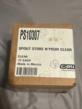 Carlisle PS10307 Store N' Pour® Spout Clear 12 Pack New Open Box