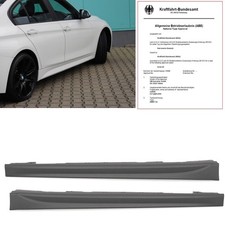 Sport Seitenschweller SET grundiert passt f�r BMW F30 F31 alle Modelle + M-Paket