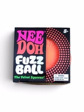 Schylling NEEDOH Fuzzball Orange Authentic The Velvet Squeeze Squishy New Sealed