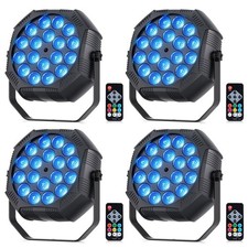 36W Battery RGB 12LED Par Light Sound Active Remote Control Stage DJ Party Light