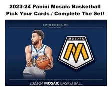 2023-24 Panini Mosaic Basketball - Base - Pick Your Card - Complete Your Set