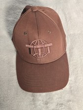 Explosion Caps Brown Adjustable Hat Embroidered TNT Globe Logo Baseball Cap